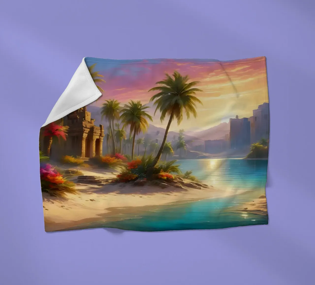 Oasis fleecedeken van Wild Beauty