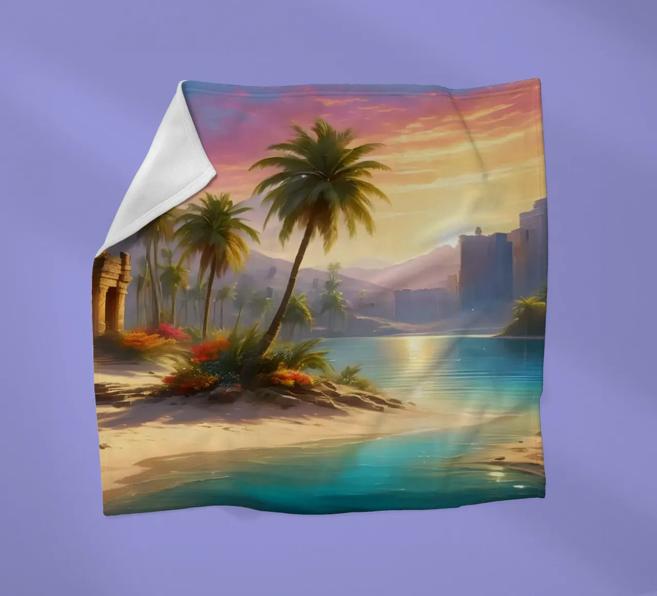 Oasis fleecedeken van Wild Beauty