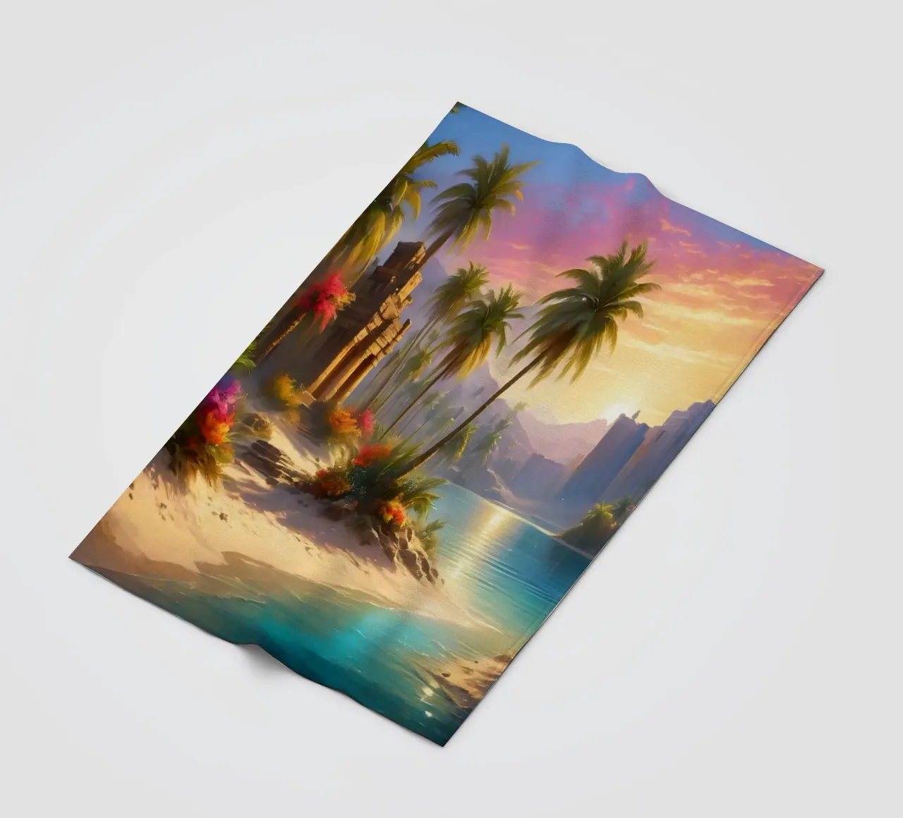 Oasis fleecedeken van Wild Beauty