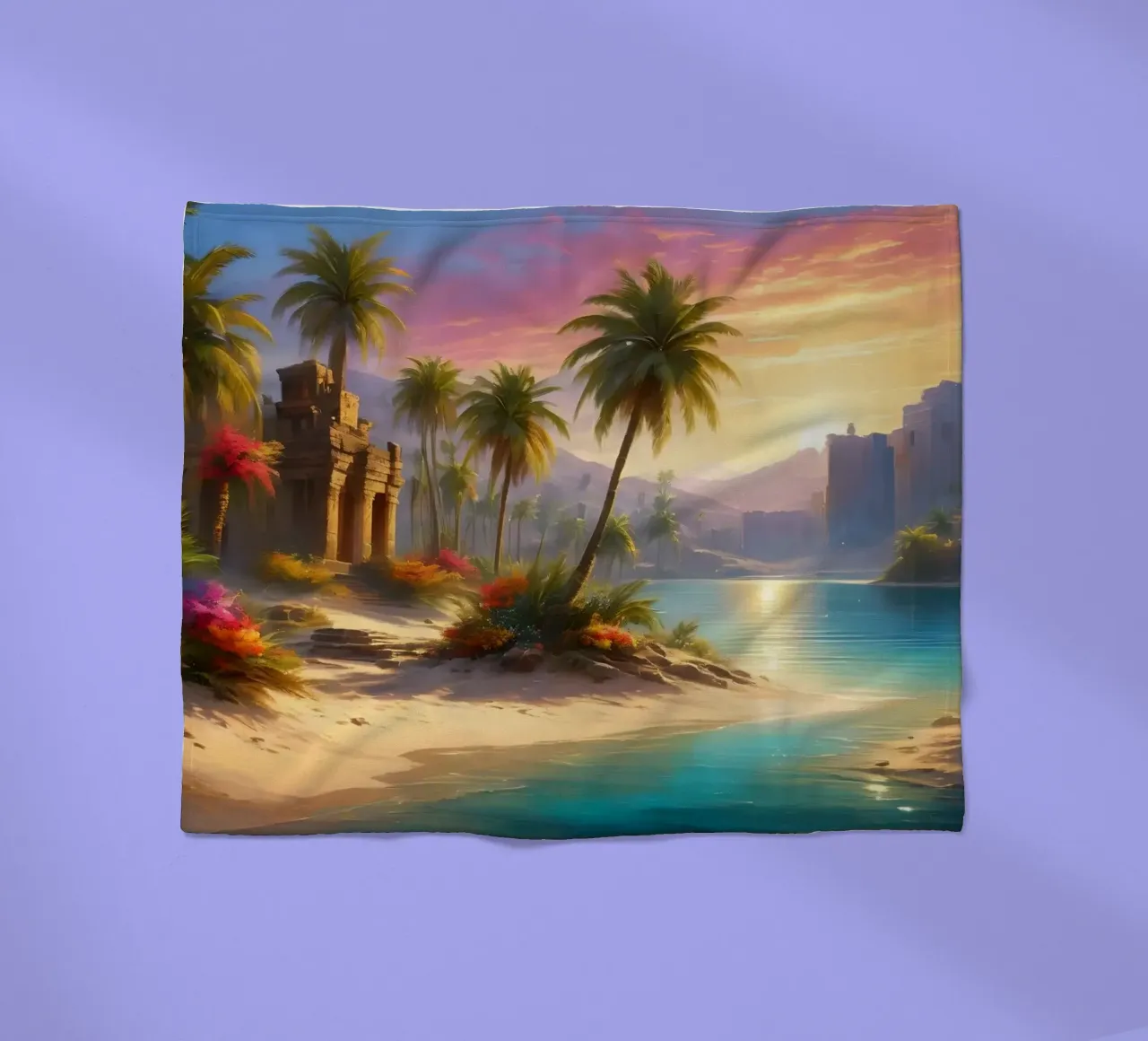 Oasis fleecedeken van Wild Beauty