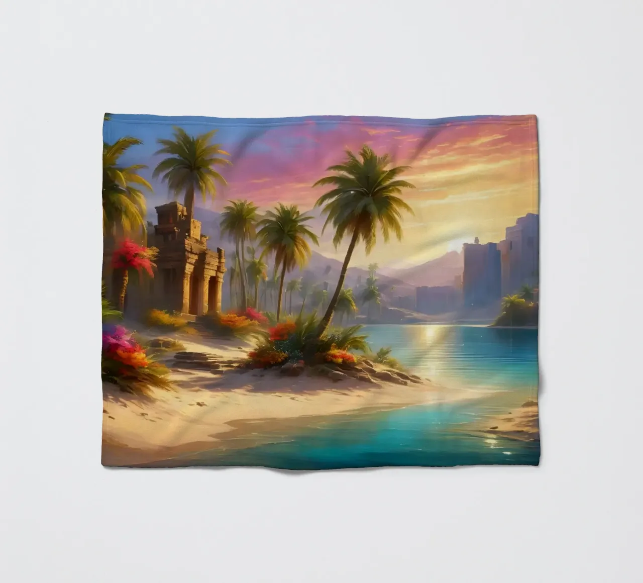 Oasis fleecedeken van Wild Beauty