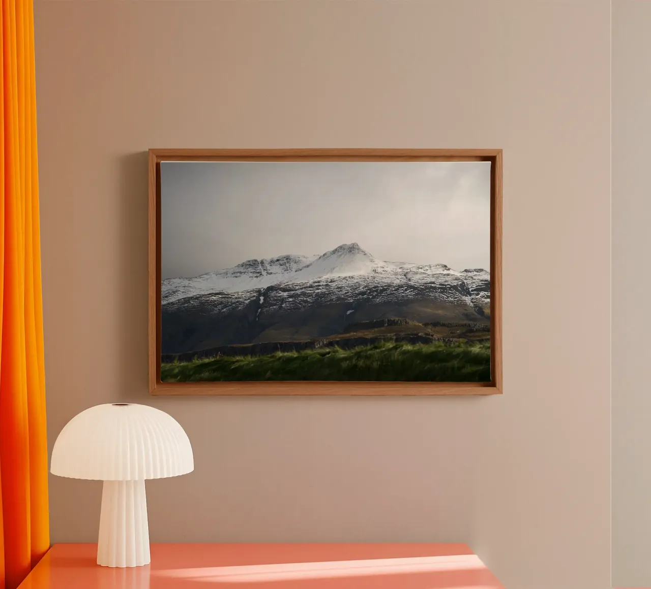 Cime sussurranti tela con Cornice a cassetta da PhotoVibe Decor