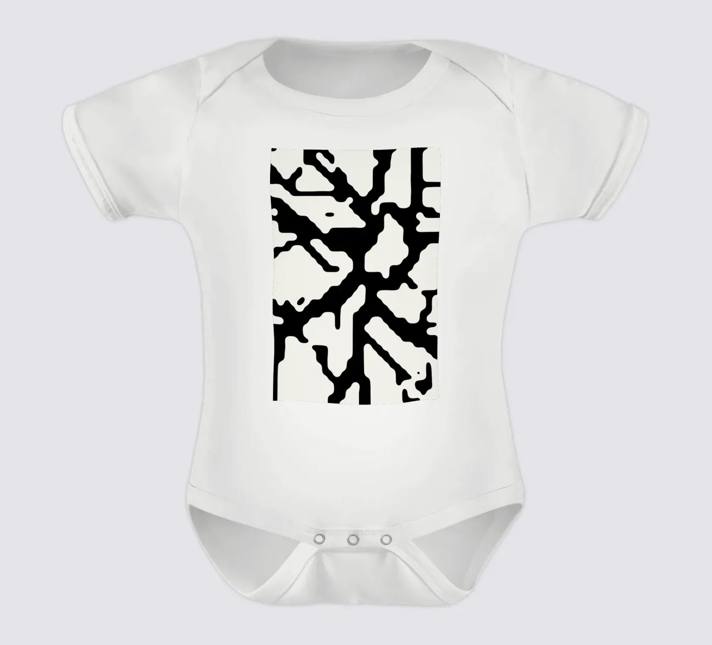 Qt Code Kurzarm Babybody von Jack Webster