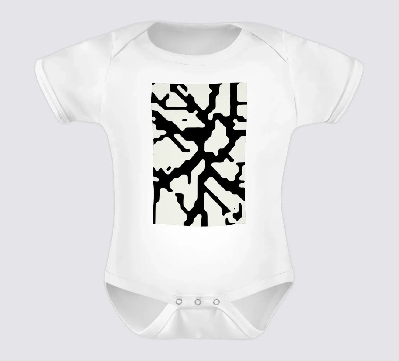 Qt Code Kurzarm Babybody von Jack Webster