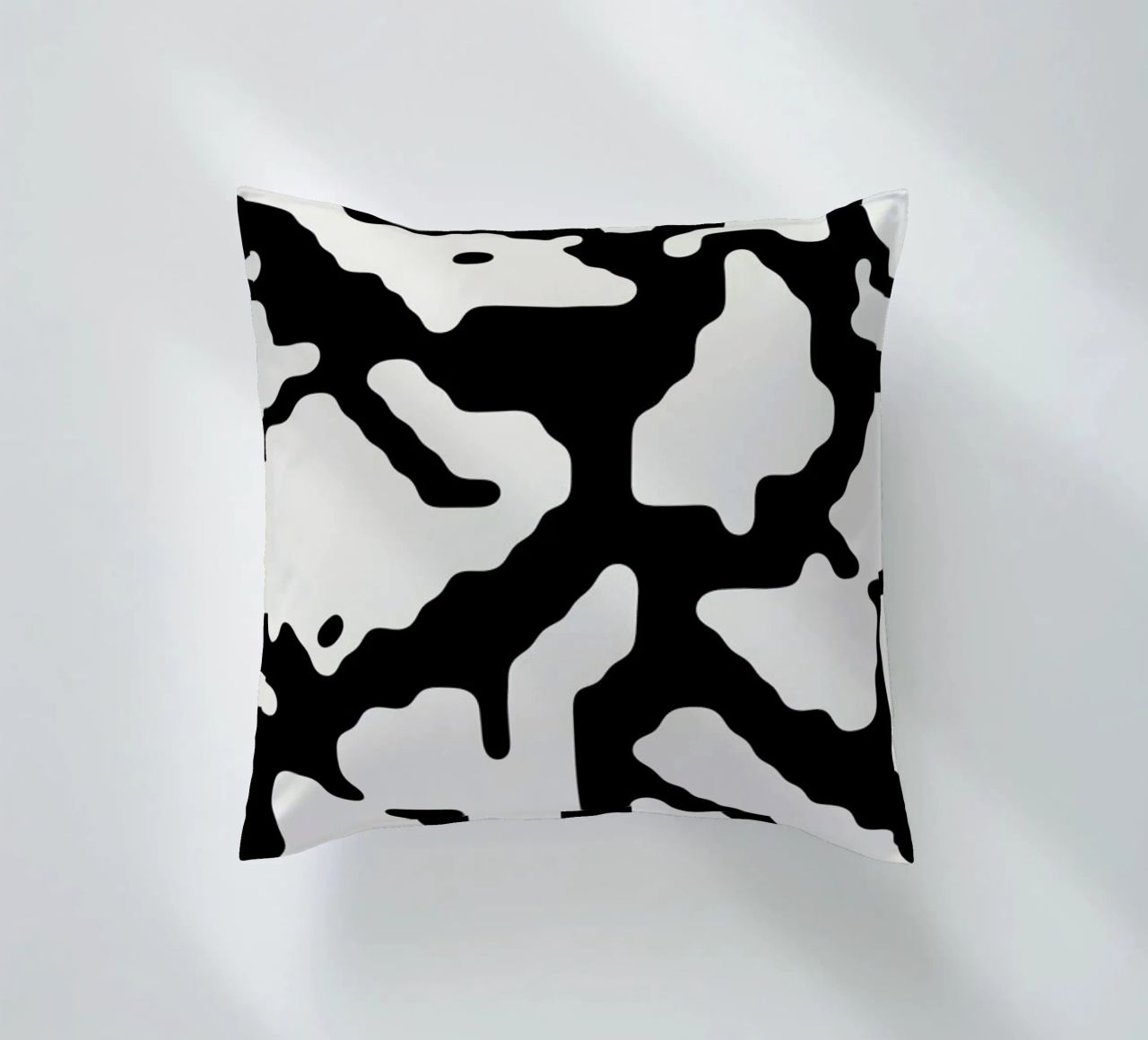 Qt Code decorative cushion by Jack Webster