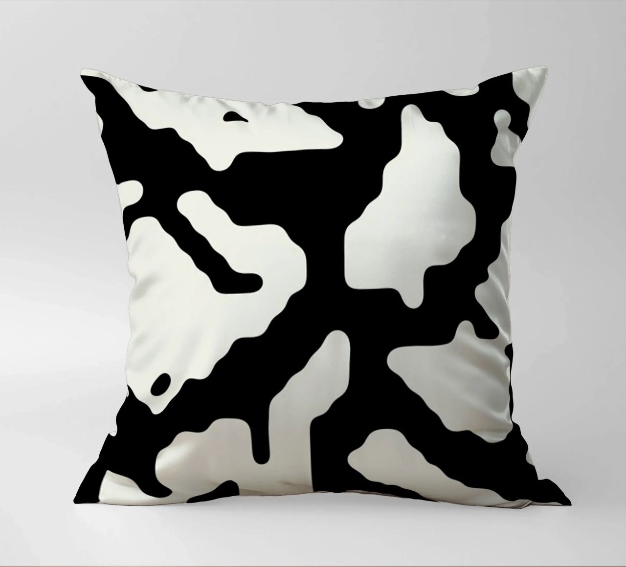 Qt Code decorative cushion by Jack Webster