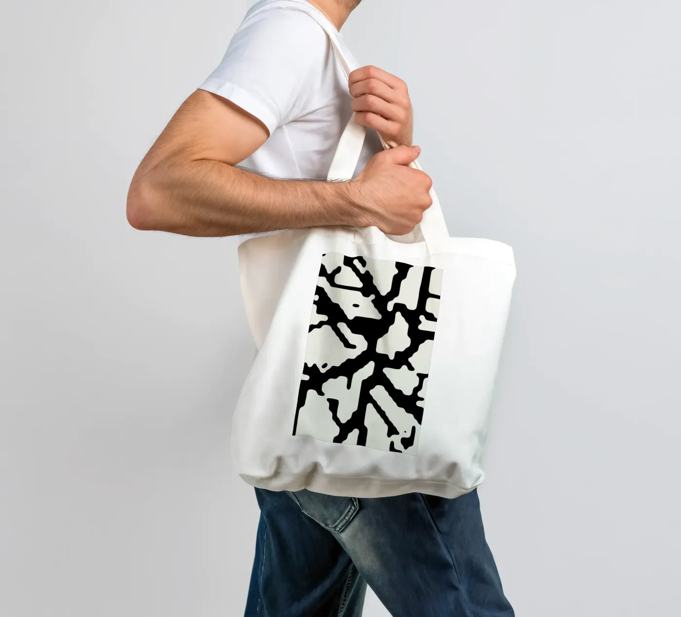 Qt Code borsa in juta da Jack Webster