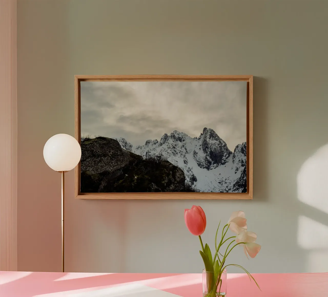 Cime sussurranti tela con Cornice a cassetta da PhotoVibe Decor