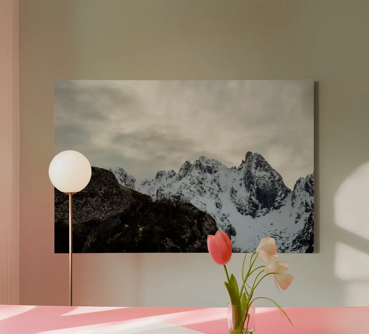 Cime sussurranti tela con Cornice a cassetta da PhotoVibe Decor