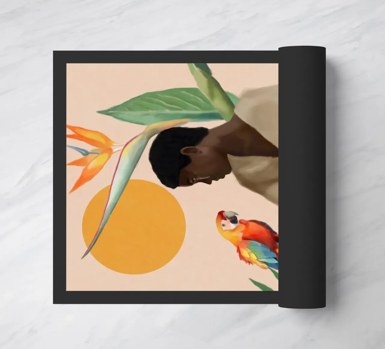 Sereen deurmat van Verse