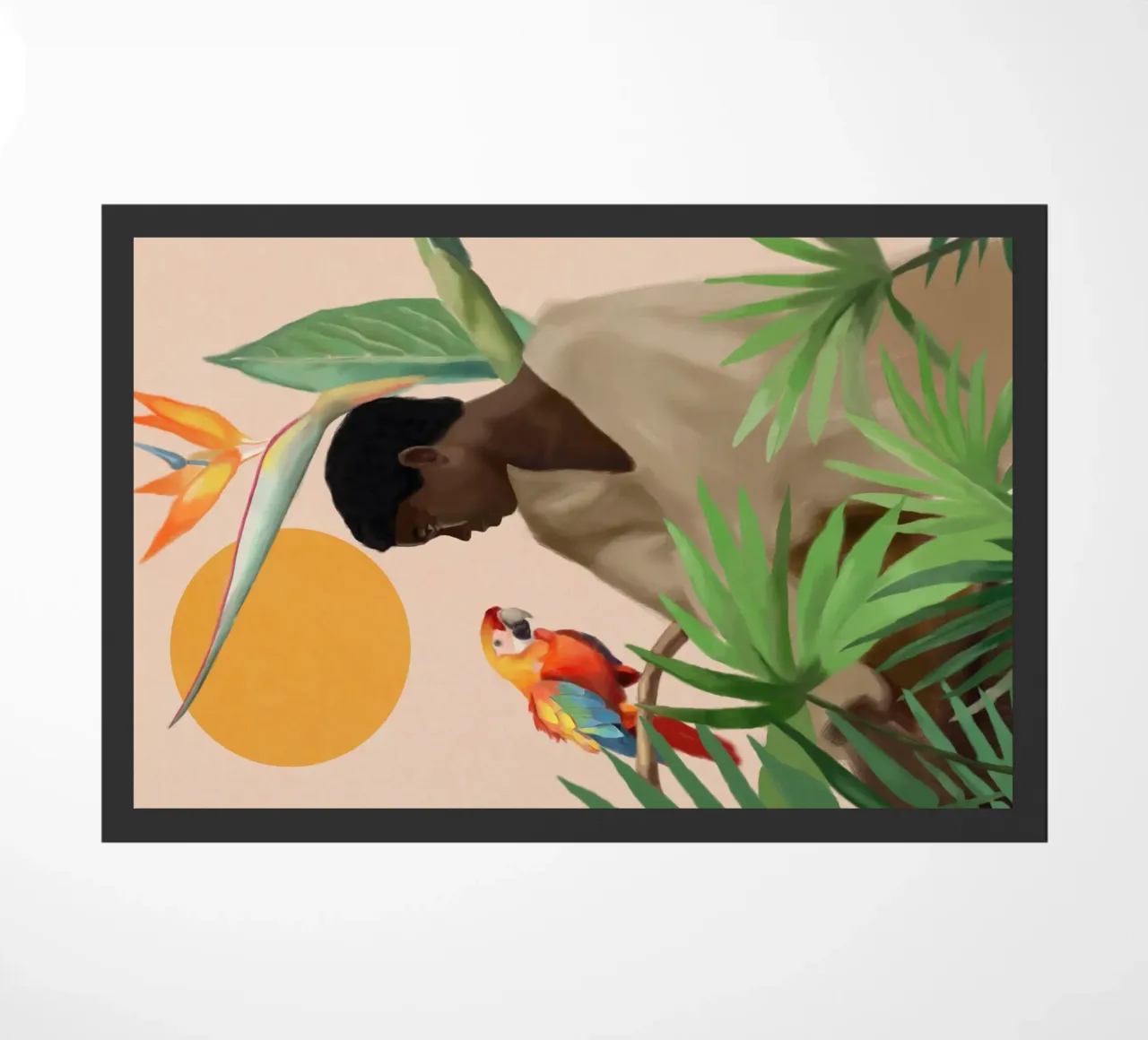 Sereen deurmat van Verse