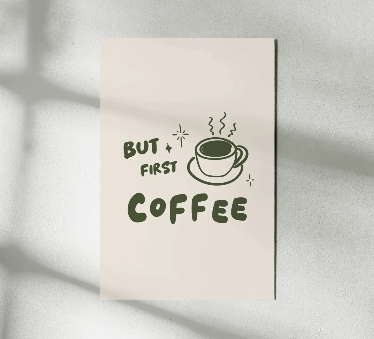 But first Coffee alluminio dibond da karenmenzenbach
