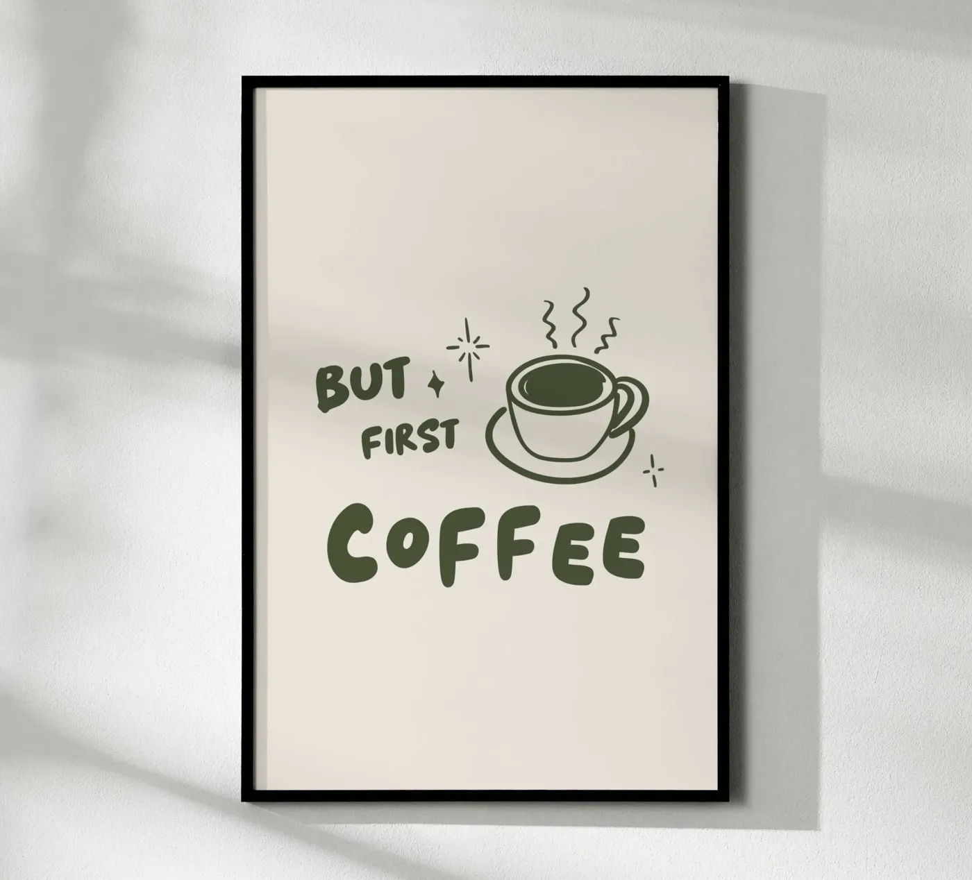 But first Coffee poster da Trend Collection by Palmartprints