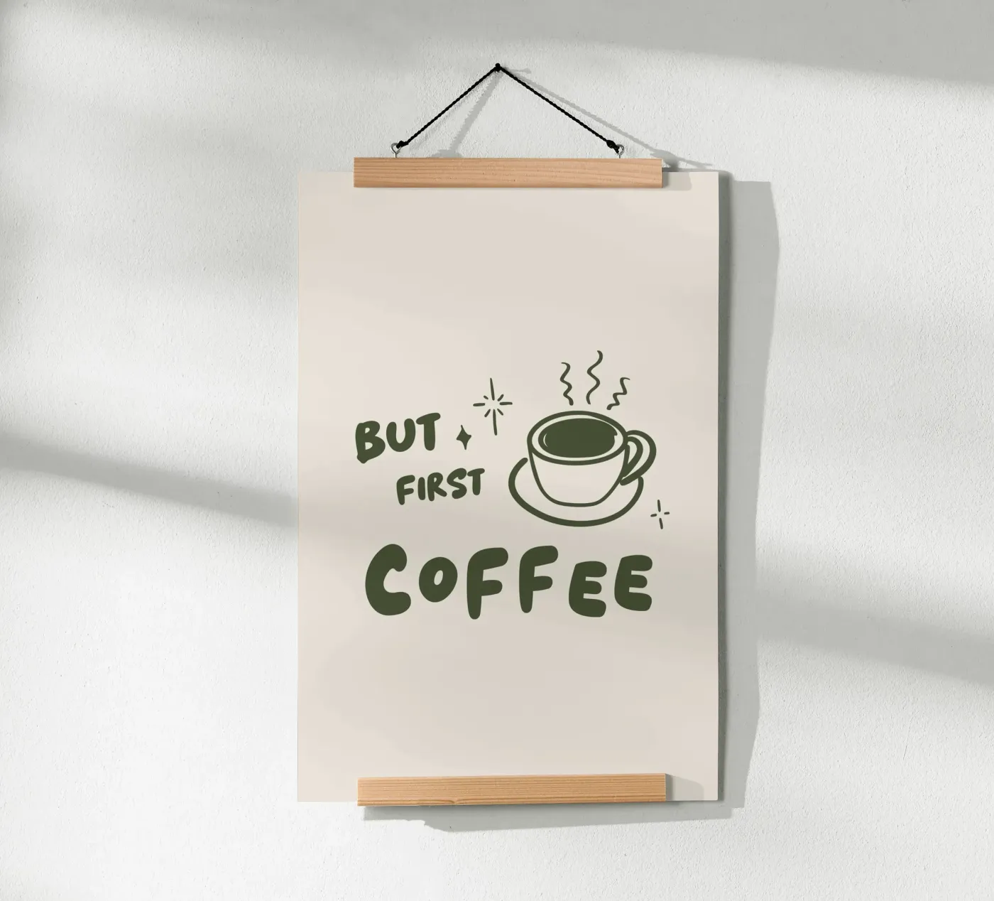 But first Coffee poster da Trend Collection by Palmartprints