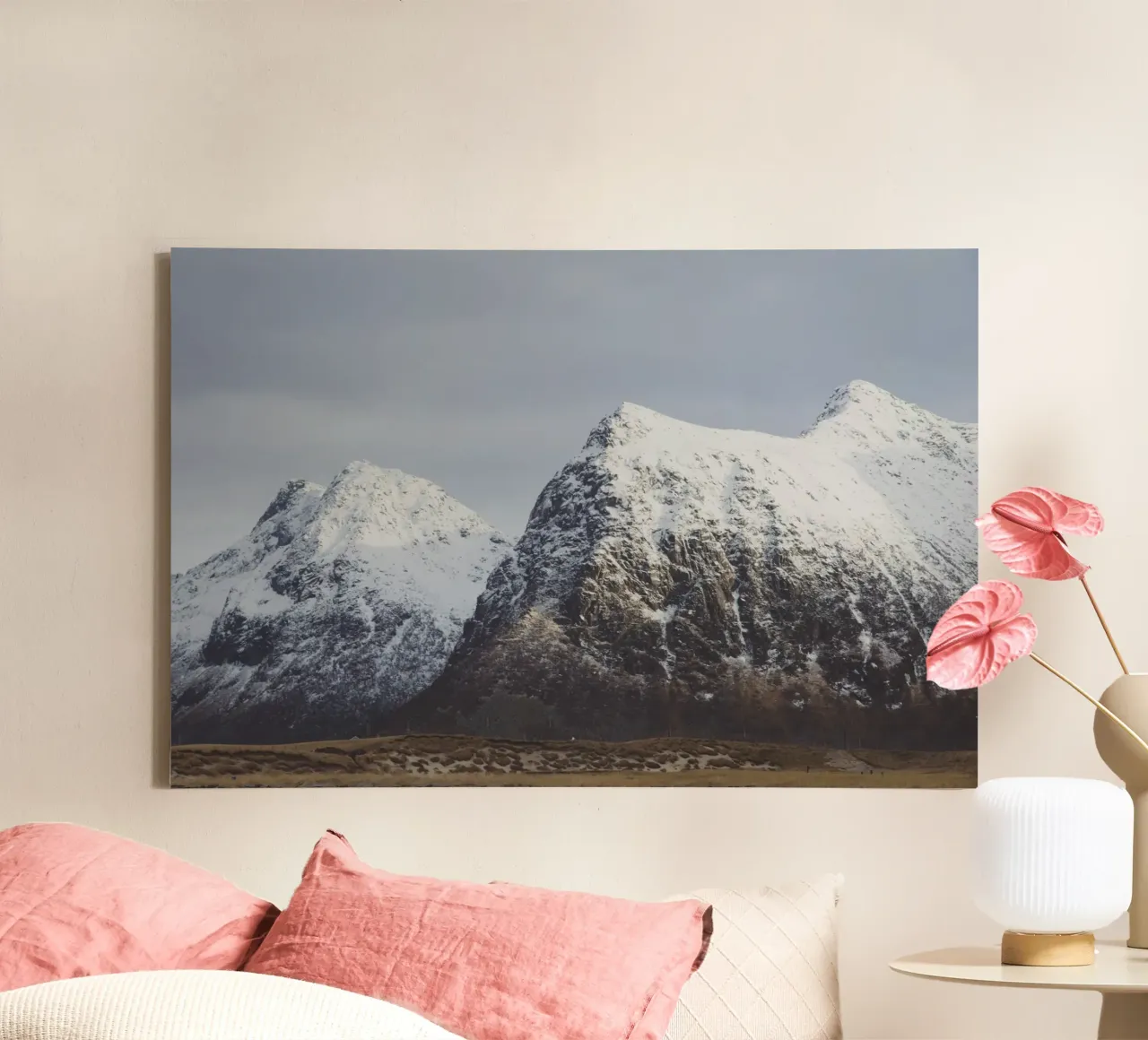 Cime sussurranti tela con Cornice a cassetta da PhotoVibe Decor