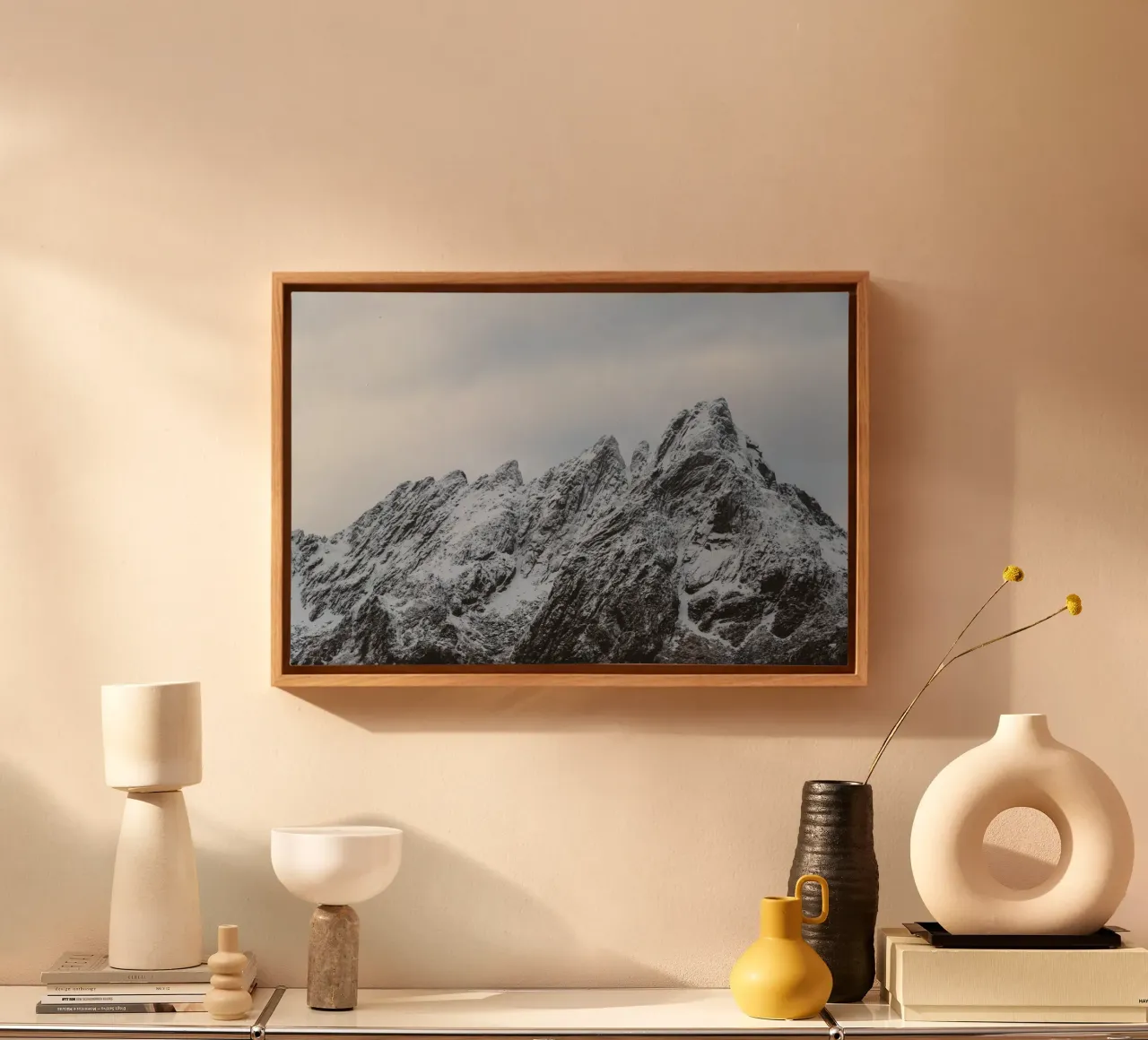 Cime sussurranti tela con Cornice a cassetta da PhotoVibe Decor