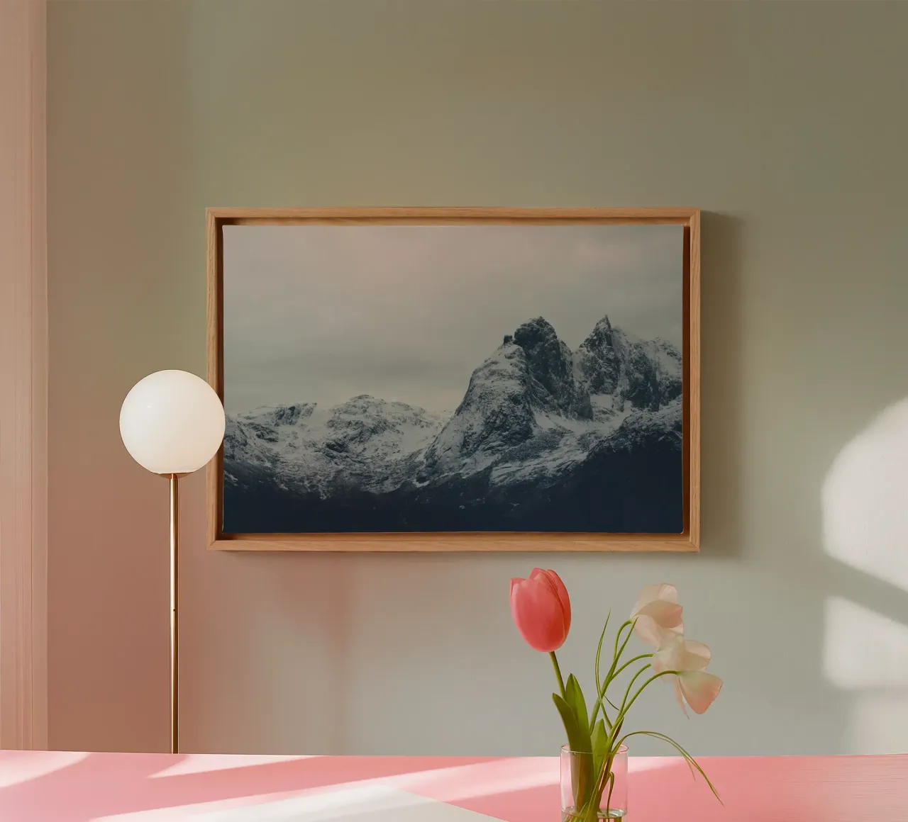Cime sussurranti tela con Cornice a cassetta da PhotoVibe Decor