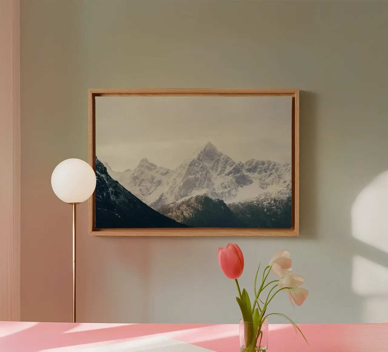 Cime sussurranti tela con Cornice a cassetta da PhotoVibe Decor
