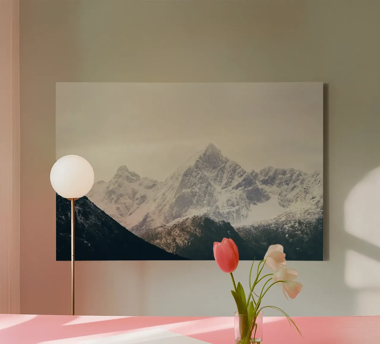 Cime sussurranti tela con Cornice a cassetta da PhotoVibe Decor