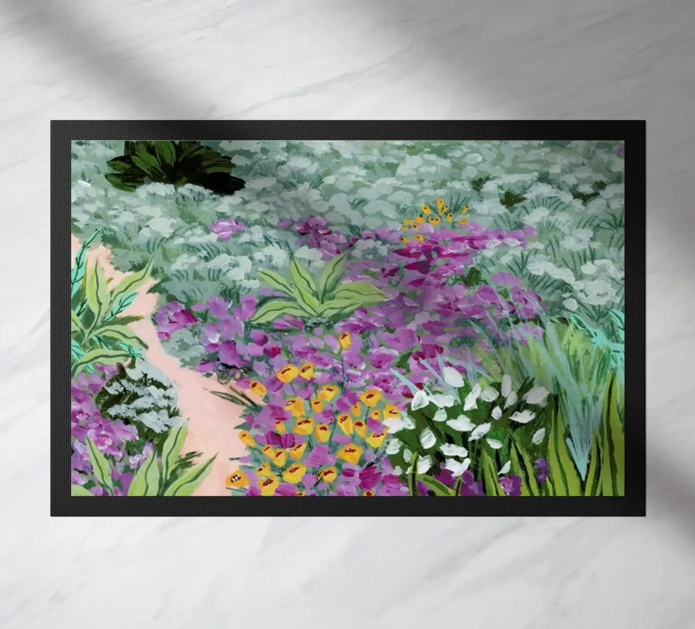 Pacific Path 1 doormat by Sarah Gesek