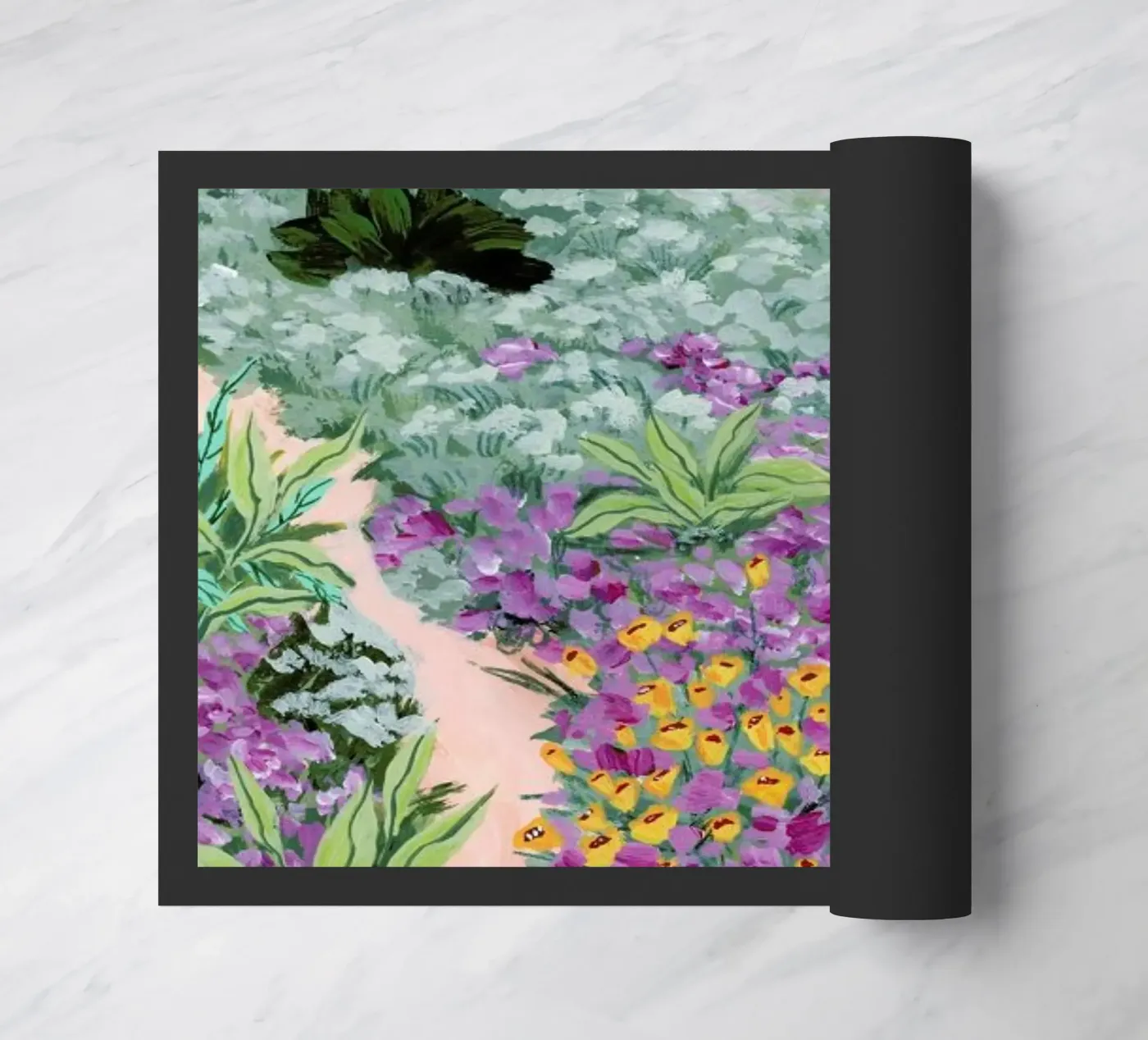 Pacific Path 1 doormat by Sarah Gesek