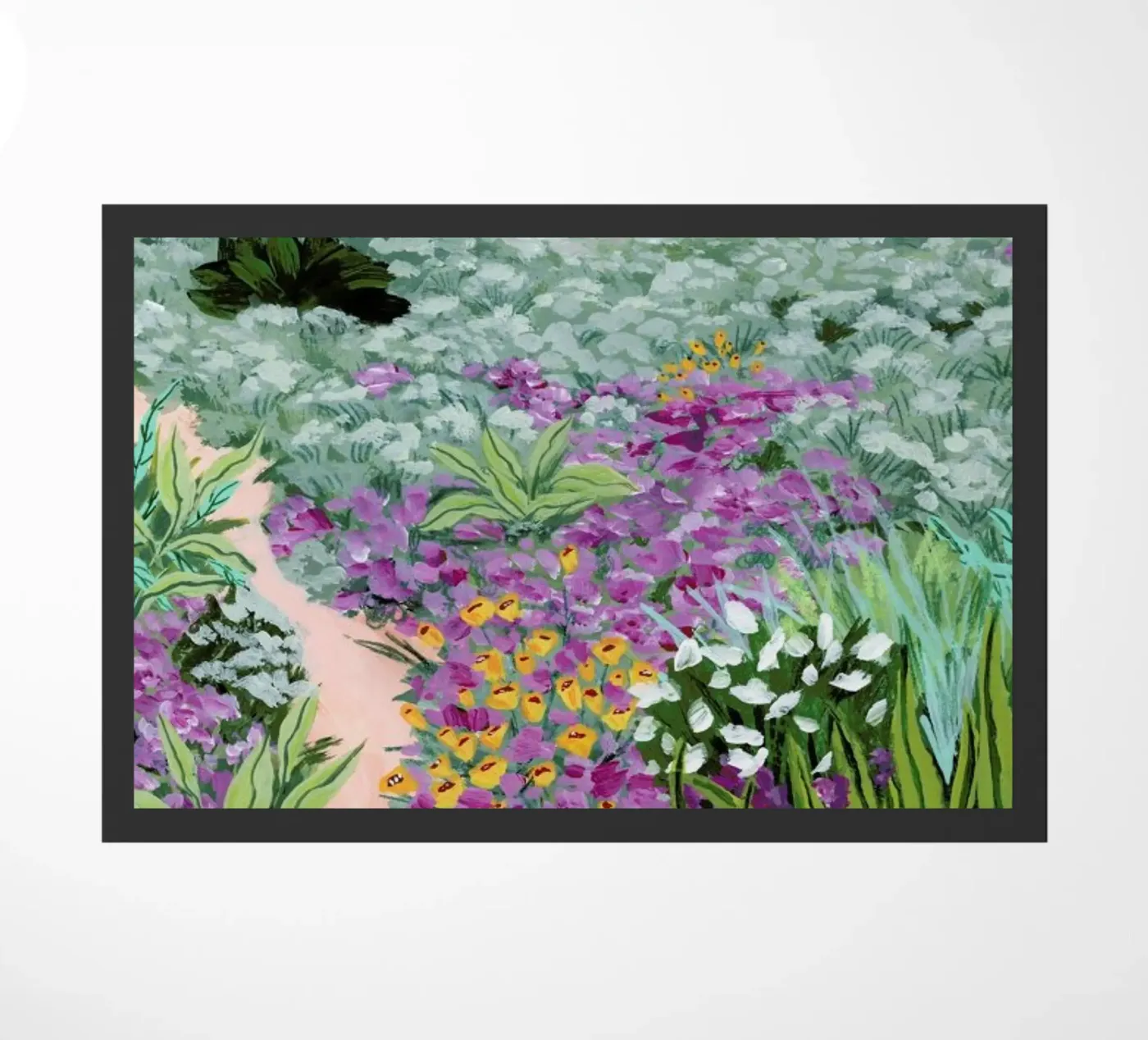 Pacific Path 1 doormat by Sarah Gesek