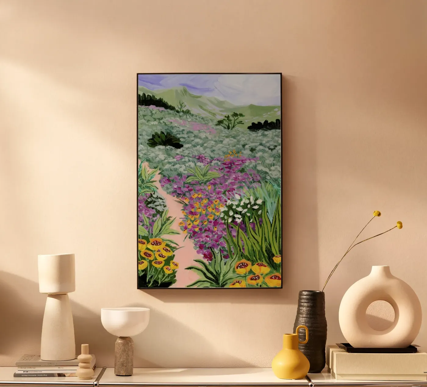 Pacific Path 1 acryl van Sarah Gesek