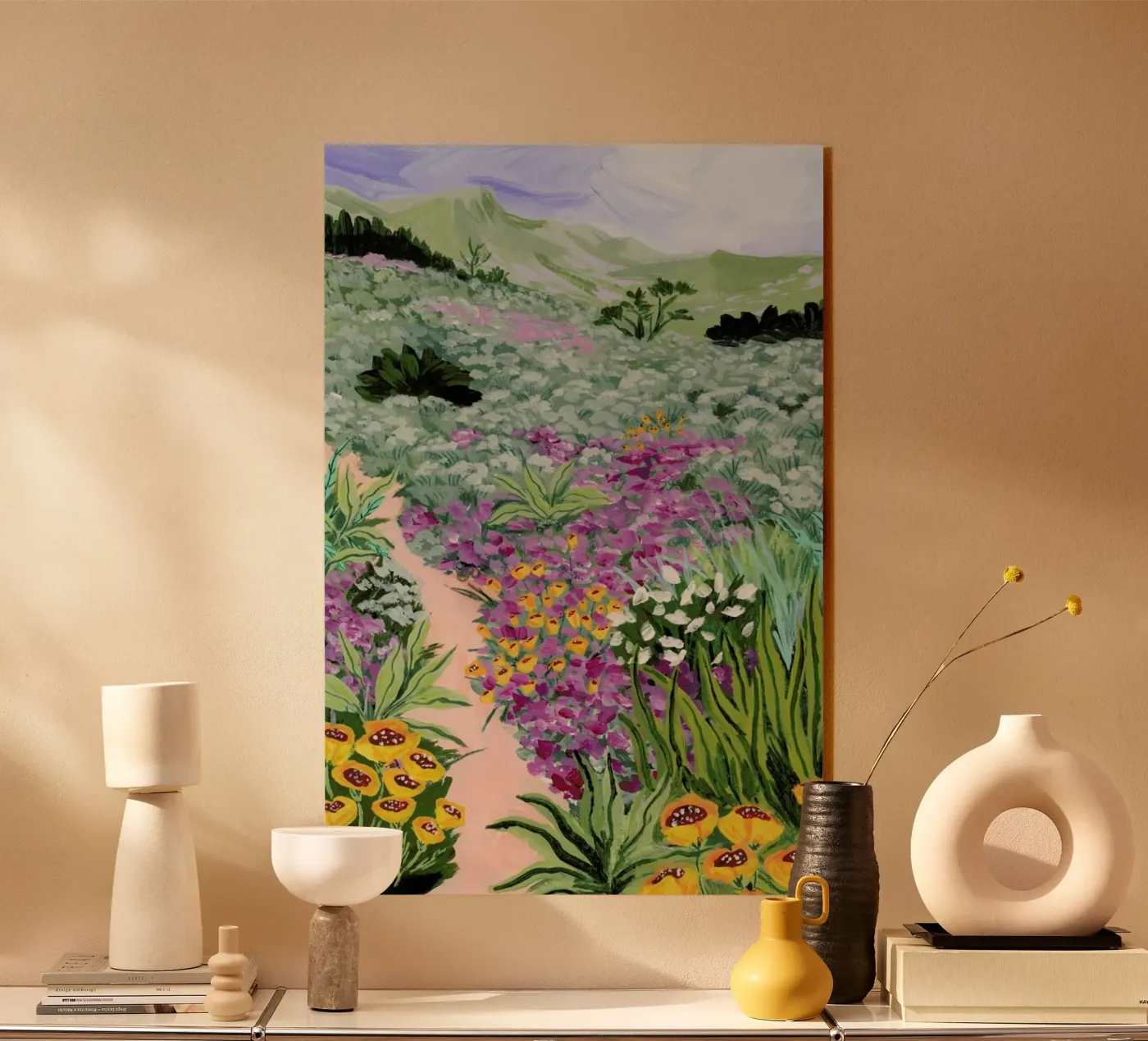 Pacific Path 1 acryl van Sarah Gesek