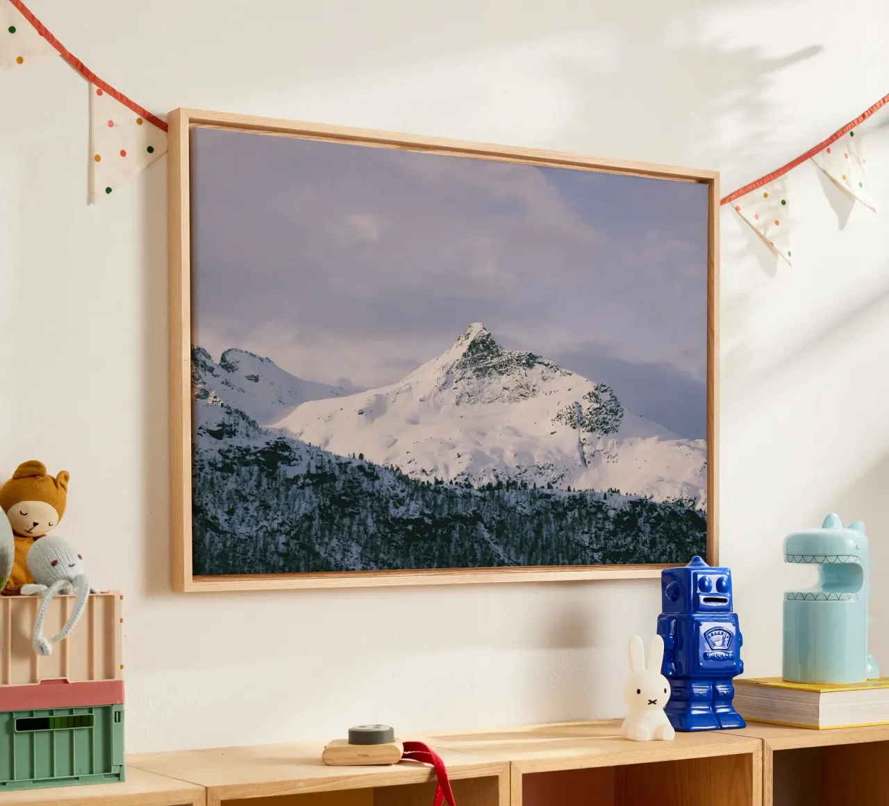 Cime sussurranti tela con Cornice a cassetta da PhotoVibe Decor