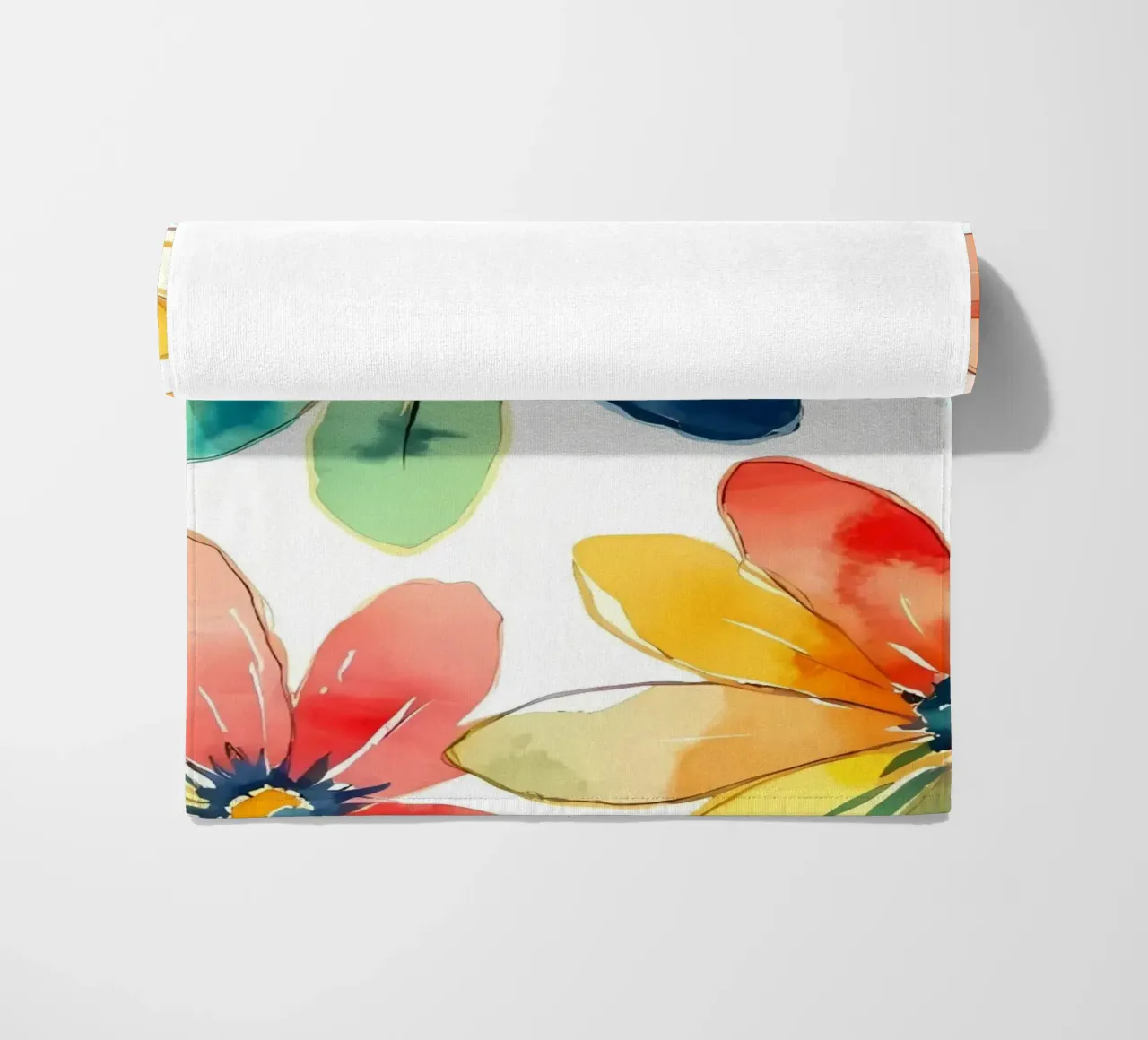 Imprimé floral serviette de plage de planetaB