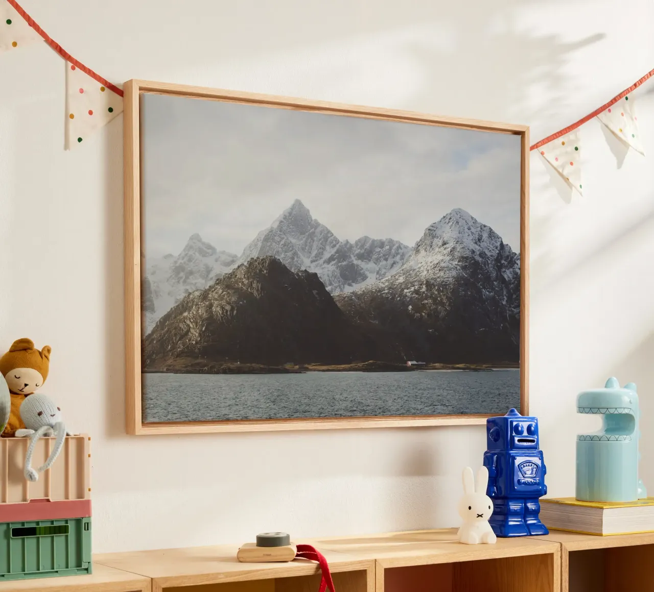 Cime sussurranti tela con Cornice a cassetta da PhotoVibe Decor