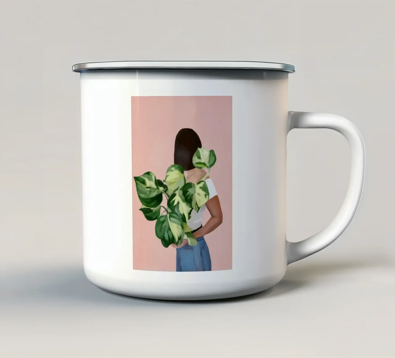 Dolce pensiero tazza in smalto da Verse