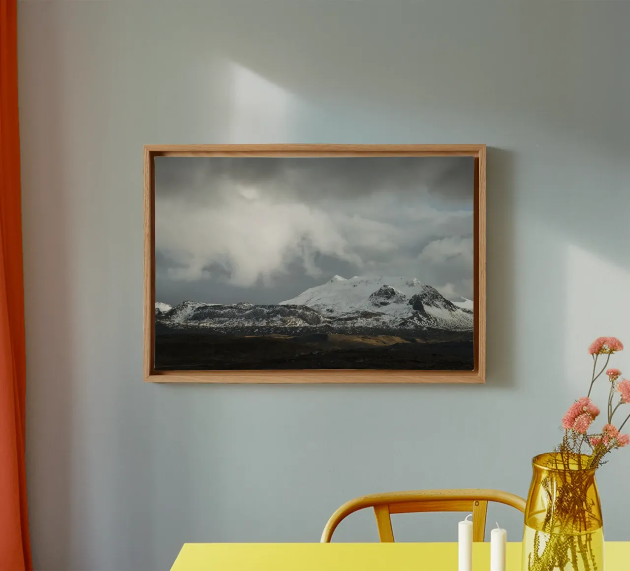 Cime sussurranti tela con Cornice a cassetta da PhotoVibe Decor