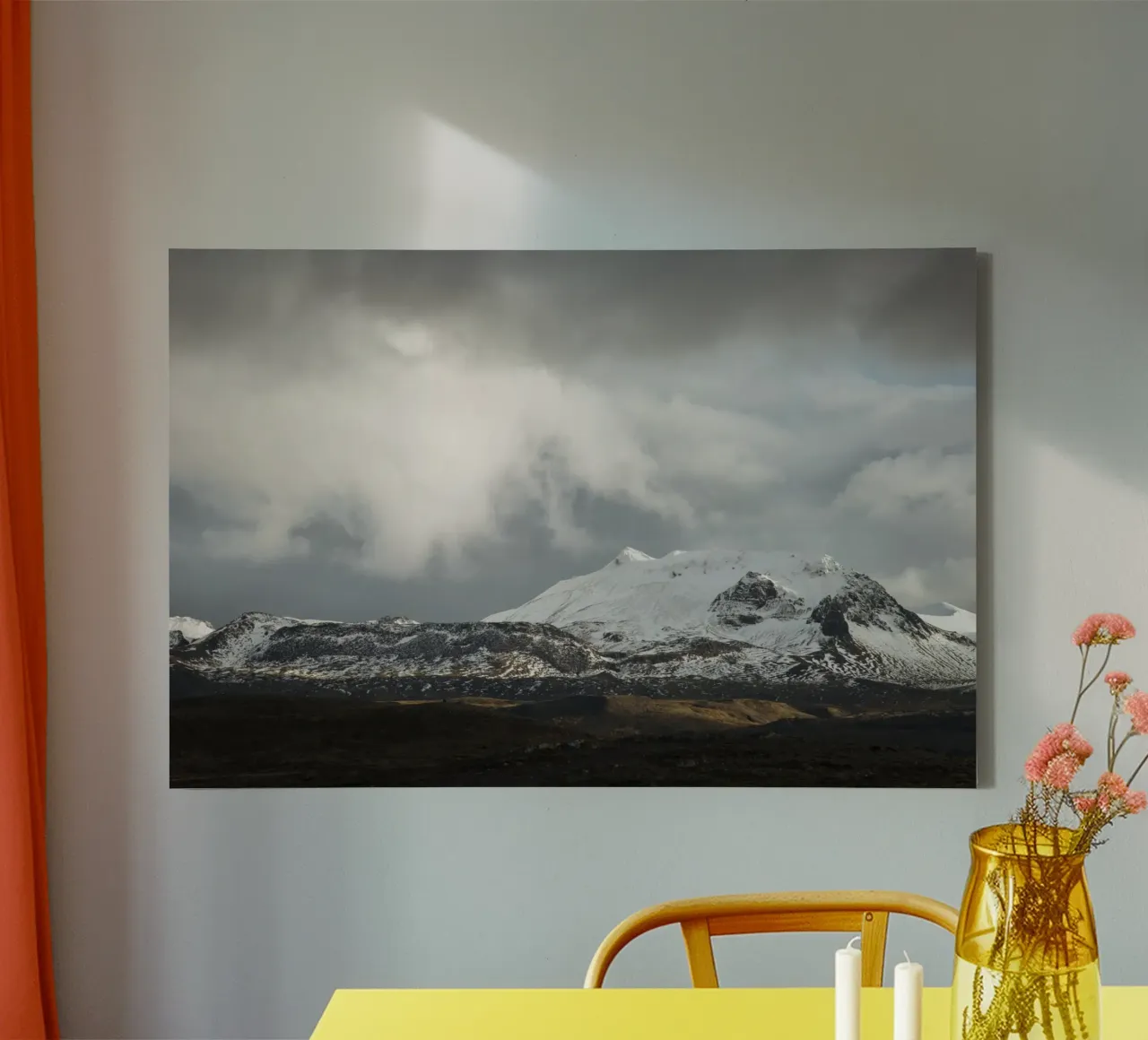 Cime sussurranti tela con Cornice a cassetta da PhotoVibe Decor