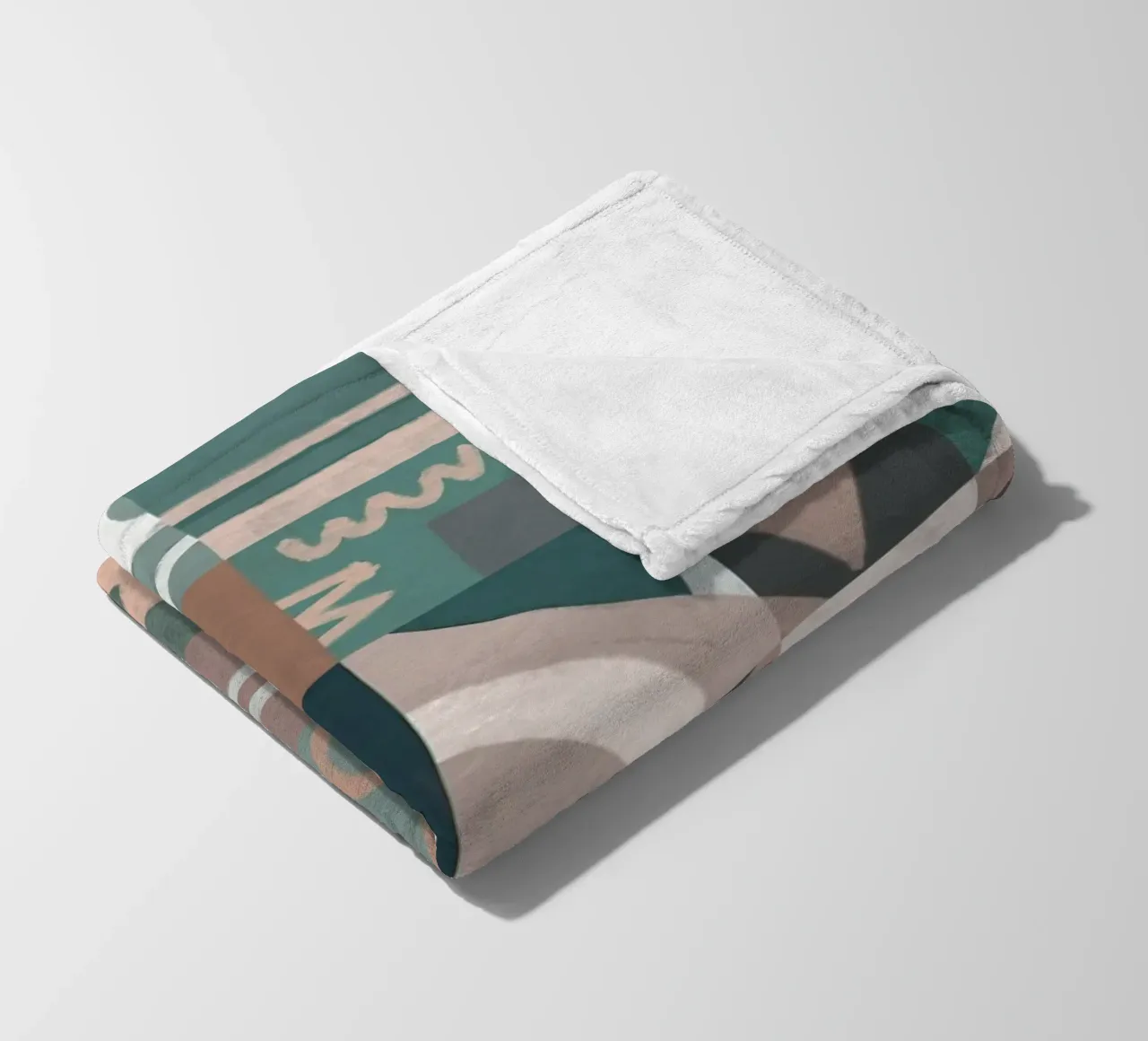 Design geometrico a piastrelle coperta in pile da Little Dean
