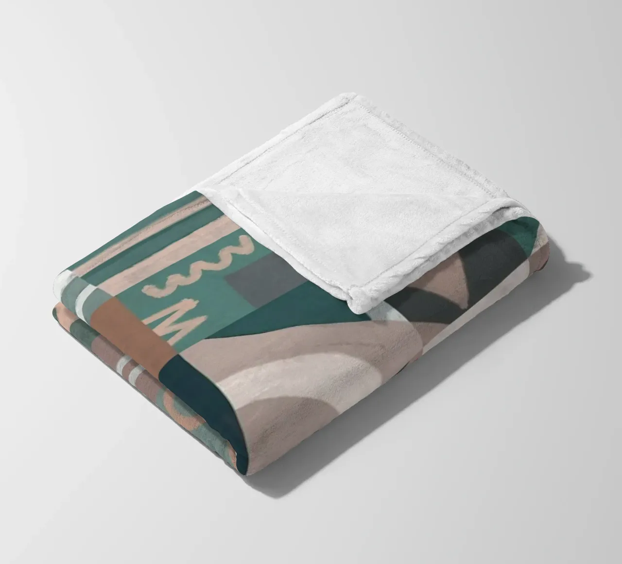 Design geometrico a piastrelle coperta in pile da Little Dean