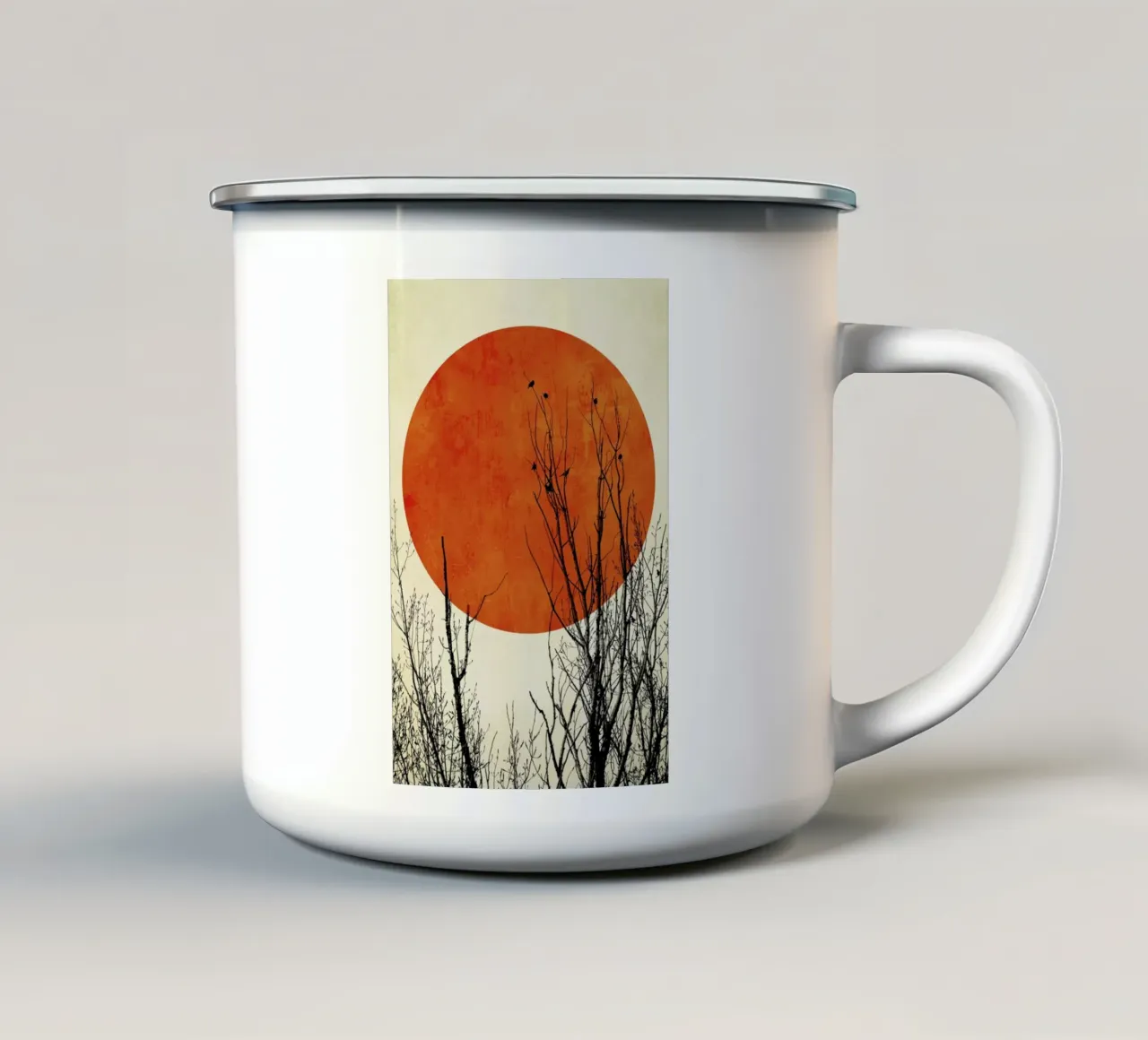 Winter Glow tazza in smalto da Kubistika