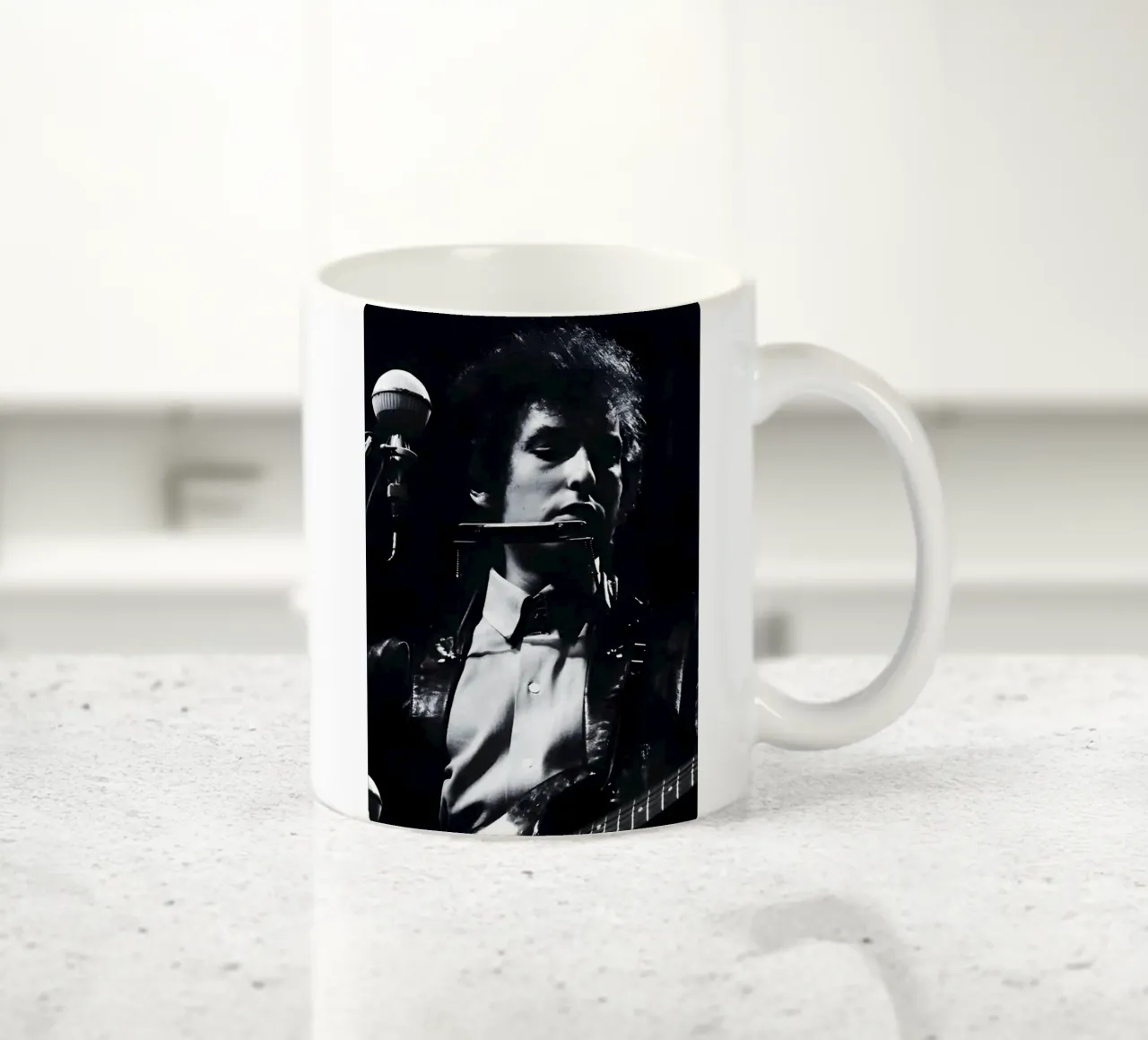 Bob Dylan tazza in ceramica da Low poly art