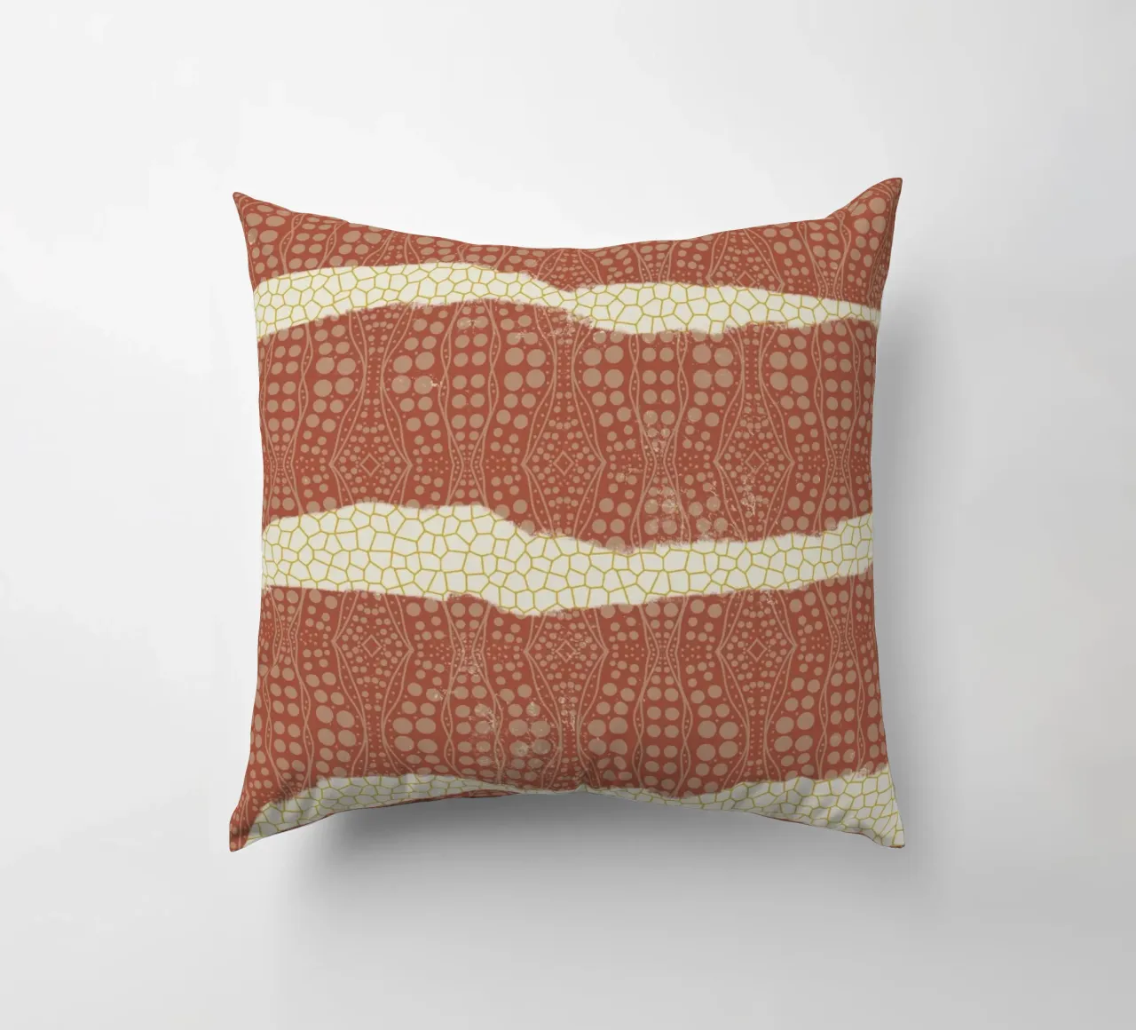 Carta patterned cuscino da Little Dean