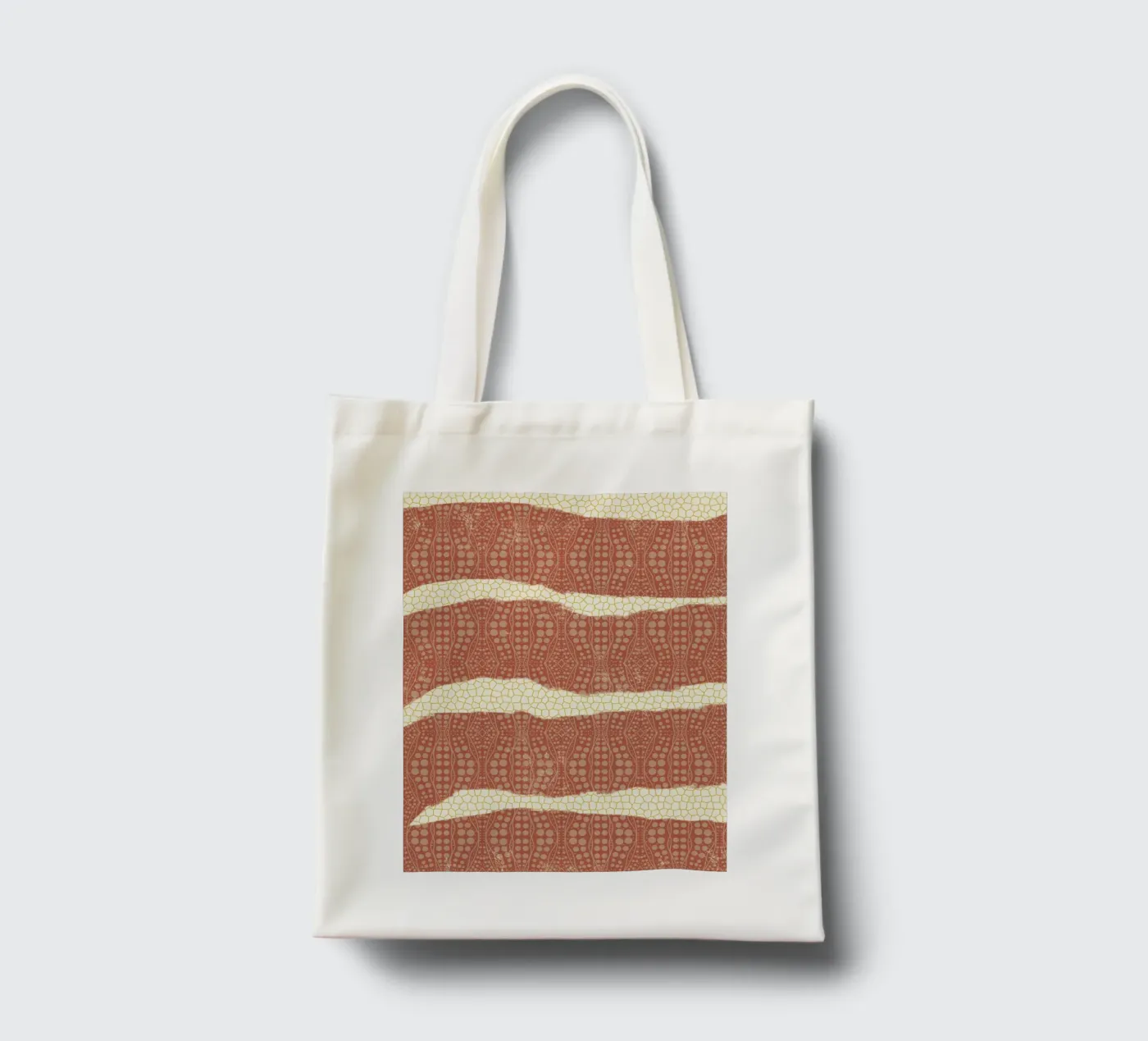 Patterned paper tote bag by Little Dean