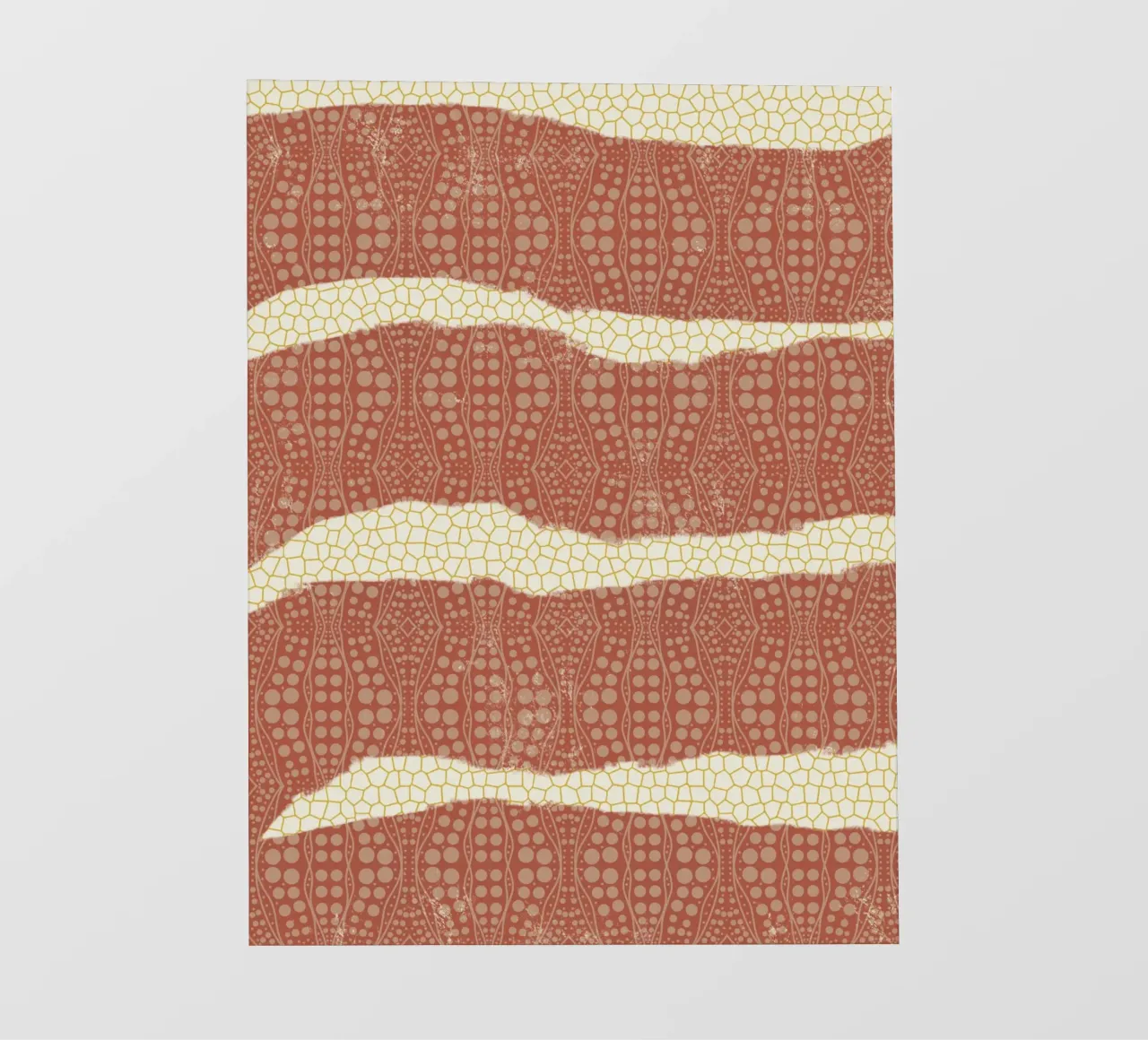 Carta patterned pellicola backlit da Little Dean