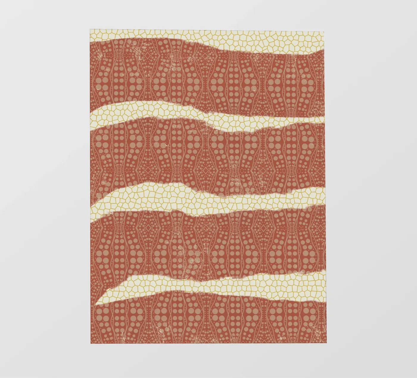 Patterned paper backlit film by Little Dean