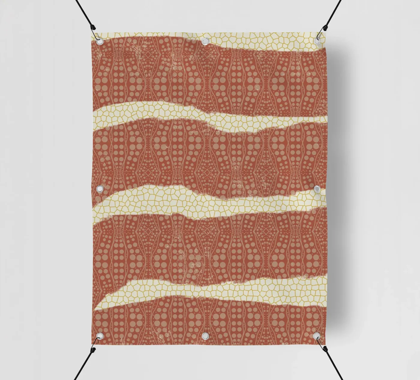 Carta patterned telo in pvc da Little Dean