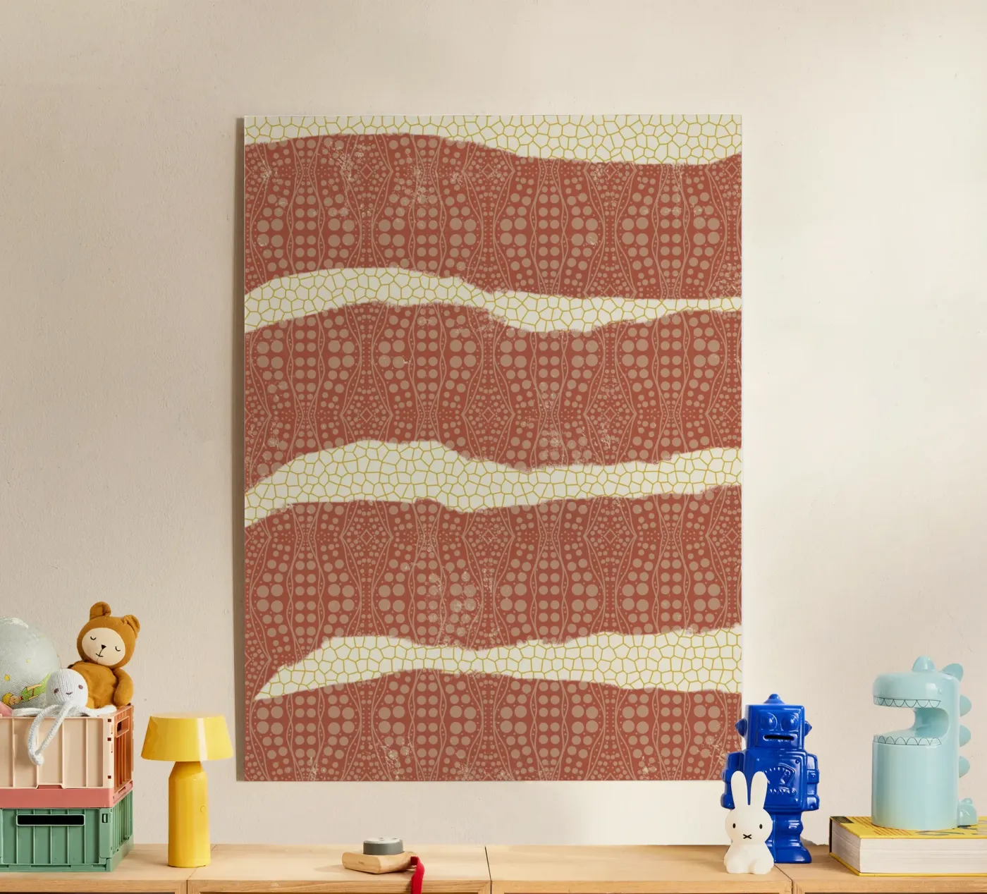 Patterned paper plexiglas de Little Dean