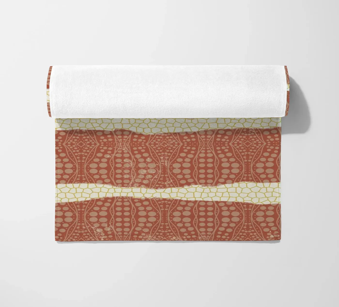 Papier met patroon strandhanddoek van Little Dean