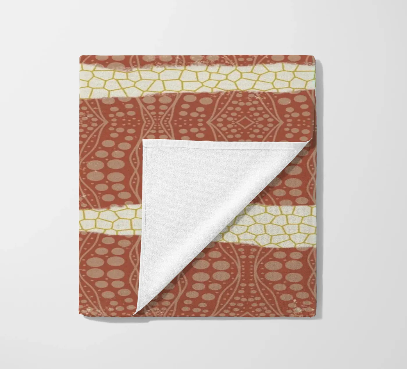 Papier met patroon strandhanddoek van Little Dean