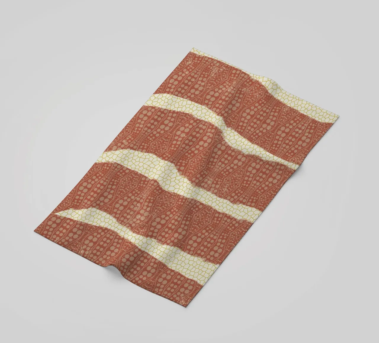 Carta patterned telo mare da Little Dean