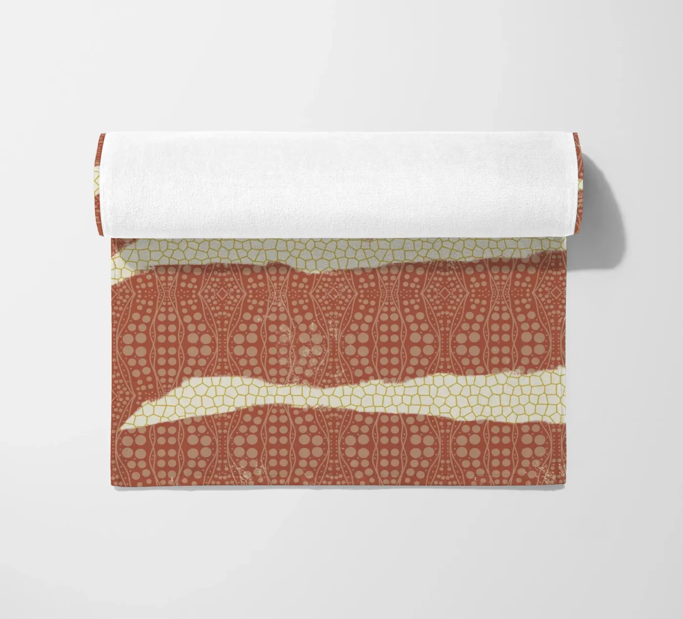 Papier met patroon strandhanddoek van Little Dean