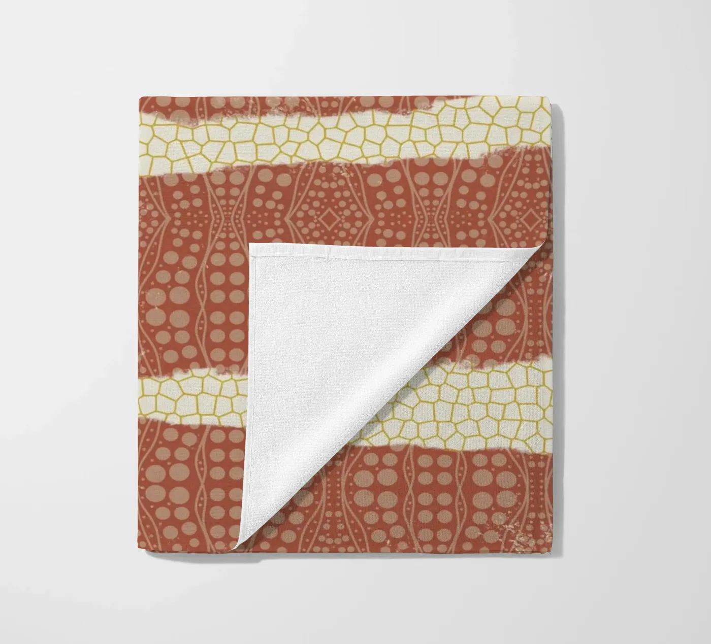 Papier met patroon strandhanddoek van Little Dean