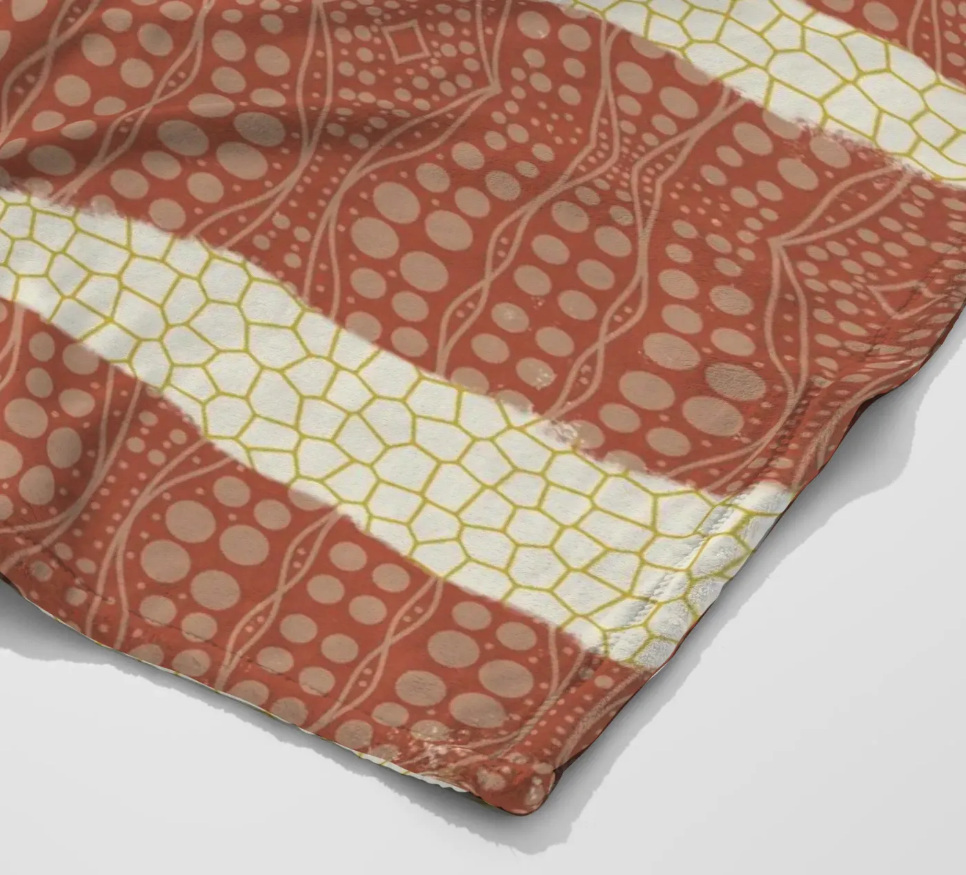 Papier met patroon fleecedeken van Little Dean